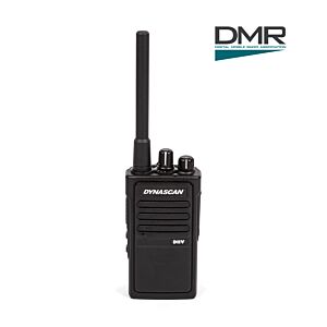 Dynascan D11V DMR VHF bärbar radiostation, 136-174 MHz, 32 kanaler