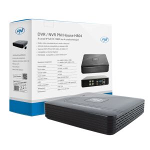 DVR / NVR PNI House H804 - 8 kanaler full HD 1080P IP eller 4 analoga kanaler