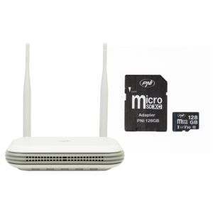 PNI House WIFI800 trådlöst NVR-paket och 128GB microSD-kort