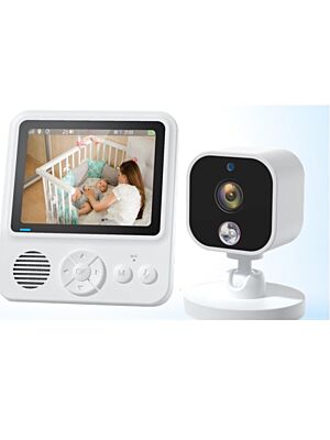 Video Baby Monitor PNI BM280 skärm 2,8 tum trådlös 2,4 Ghz, temperatursensor, VOX, mörkerseende