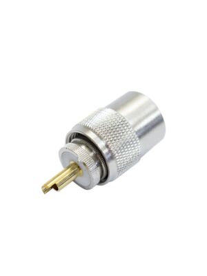 PNI PL259 kontakt för RG58 kabel, guld centralstift 9 mm