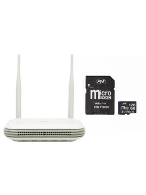 PNI House WIFI800 trådlöst NVR-paket och 128GB microSD-kort